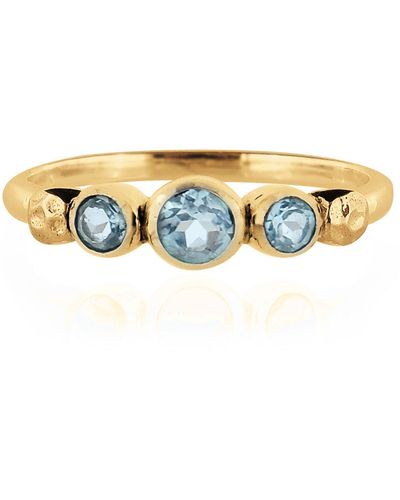 Charlotte's Web Jewellery Lakshmi Vermeil Ring - White