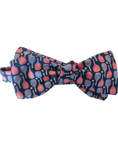 Lazyjack Press Just Dink It Bow Tie - Blue