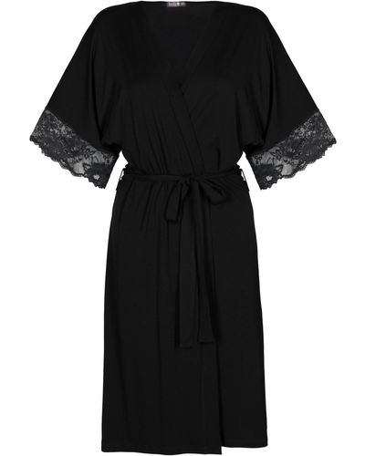Oh!Zuza Elegant Robe - Black