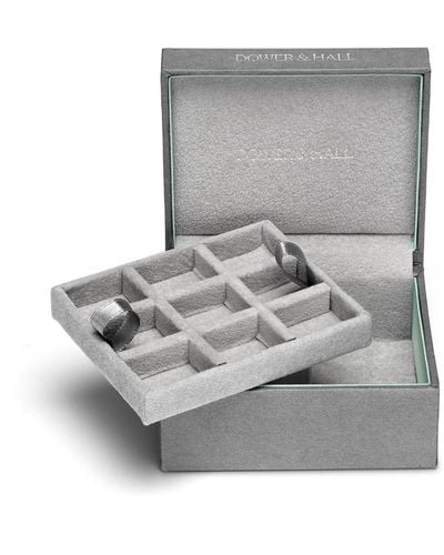 Dower & Hall Travel Mini Jewelry Box - Gray