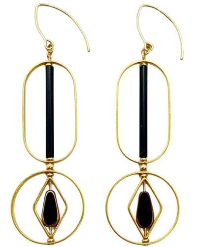 Aracheli Studio Art Deco Earrings - Metallic