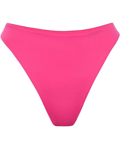 Kamari Swim LLC Roze High Waisted Bikini Bottoms - Pink