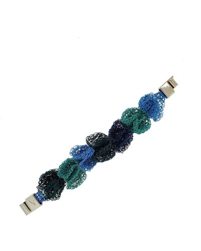 Lavish by Tricia Milaneze Ocean Blue Mix Reef Handmade Crochet Bracelet