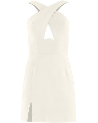 Tia Dorraine Burning Desire Cut Out Mini Dress - White