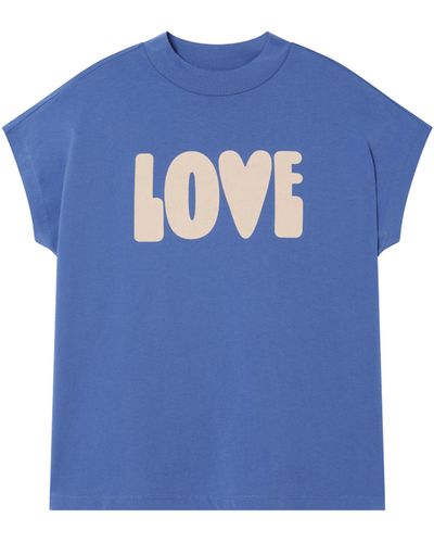 Thinking Mu Love Volta T-shirt - Blue