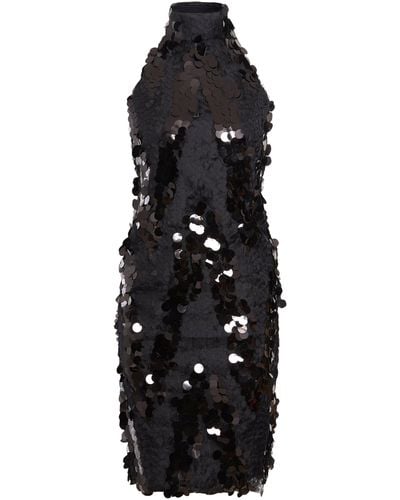 Sarvin Sparkly Dress - Black