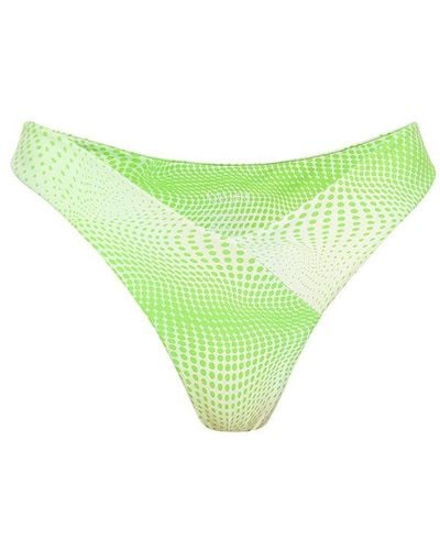 Kamari Swim LLC Clover Boomerang Bikini Bottoms - Green