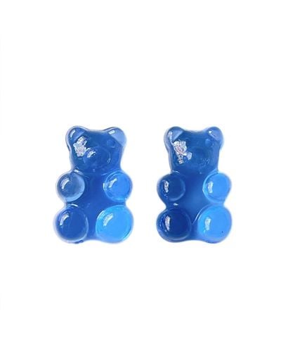 Ninemoo Gummy Bear Earrings - Blue