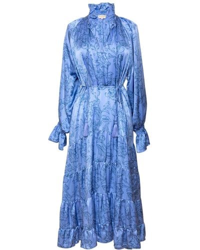 [et cetera] WOMAN Athena Poet Dress - Blue