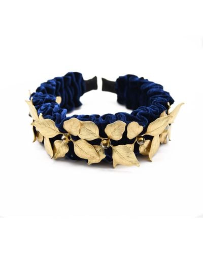 ADIBA Royal Goddess Handmade Headband - Blue