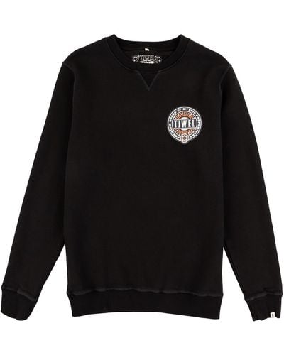 TIWEL Con-taurus Sweatshirt By Consume Design - Black