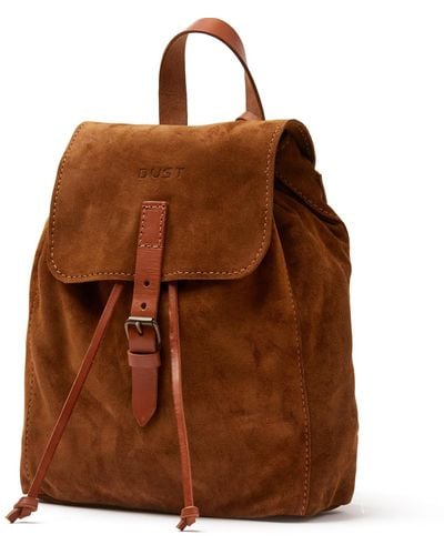 THE DUST COMPANY Leather Backpack Venice Collection - Brown