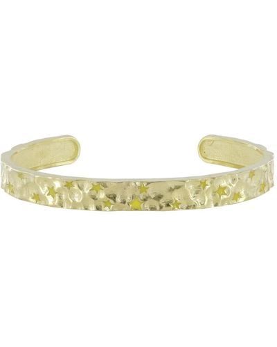 Wolf and Zephyr Sacred Yellow Constellation Cuff In
