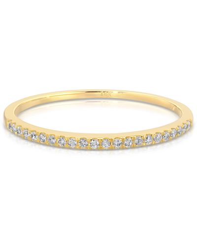 Maya Brenner Pavé Diamond Ring - Metallic