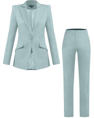 Tia Dorraine Fantasy Timeless Tailored Suit - Blue