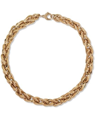 Ana Dyla Bold Chain Necklace 14ct - Metallic