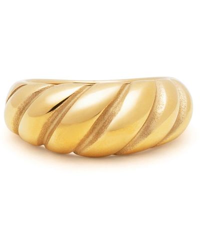 Nialaya Croissant Ring - Metallic