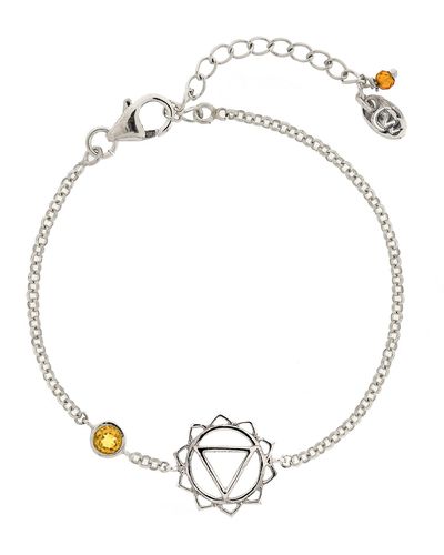 Charlotte's Web Jewellery Solar Plexus Chakra Bracelet - Metallic