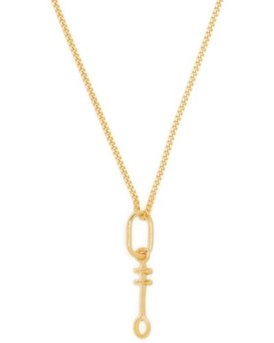 CAPSULE ELEVEN Egyptian Nefer Symbol Necklace - Metallic