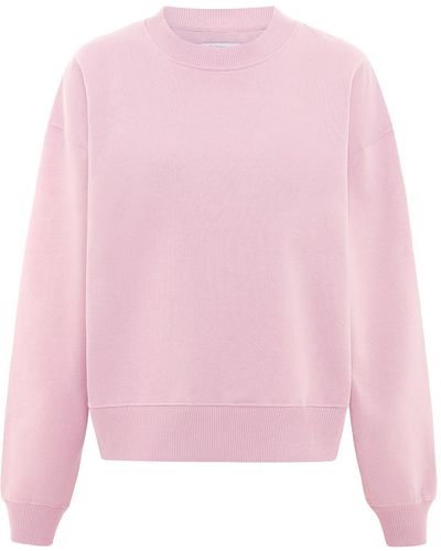 blonde gone rogue Soft Organic Cotton Sweatshirt In Purple - Pink