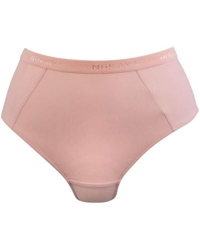 Nokaya Ultra High Waist Bikini - Pink