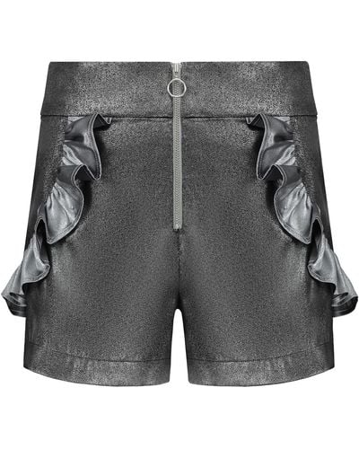blonde gone rogue Endless Summer Shorts, Polyester, In Silver - Grey