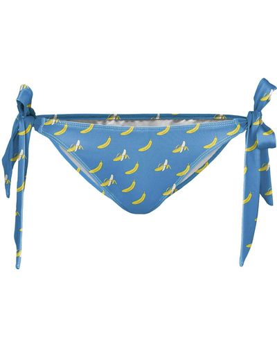 Aloha From Deer Banana Heaven Bikini Bows Bottom - Blue