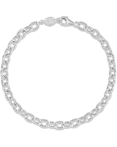 Dower & Hall Chunky Millie-grain Chain Bracelet In - Metallic
