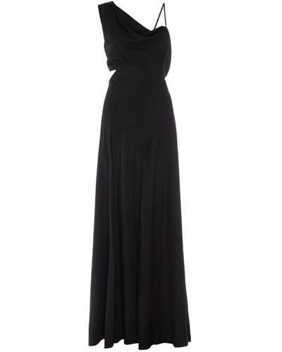 LAHIVE Aphrodite Noir Grecian Dress - Black