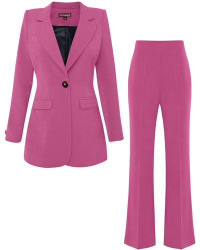 Tia Dorraine Sweet Desire Classic Timeless Power Suit - Pink