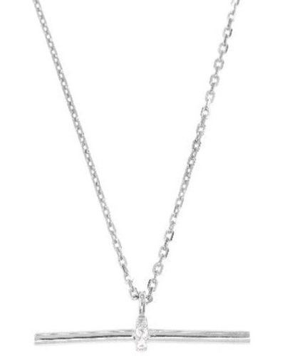 Bermuda Watch Company Annie Apple Zaria Sterling Silver Pendant Necklace - White