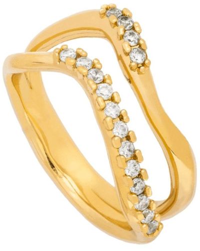 Lavani Jewels Goldplated Pacifique Ring - Multicolour