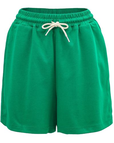 Smart and Joy Sporty Short Pants Jersey - Green