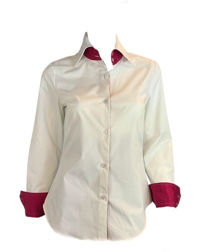 SNIDER Medano L/s Button Up Shirt - Natural