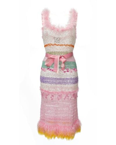 Andreeva California Handmade Knit Dress - Multicolor