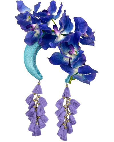Julia Clancey Orchid Bloom Azure Lilac Bluebell Chacha Band