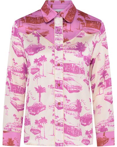 Wild Lovers Presley Pj Shirt - Pink