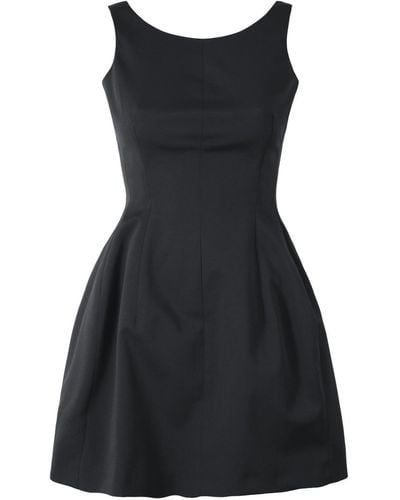 VIKIGLOW Jeanne A Line Sleeveless Dress - Black