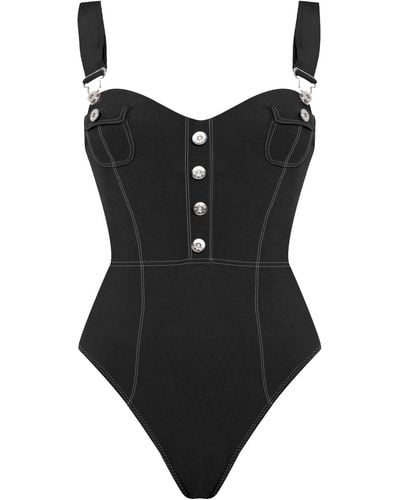 Movom Abyss Salopette Swimsuit - Black