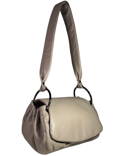 Taylor Yates Norma Shoulder Bag In Porcini Taupe - Metallic