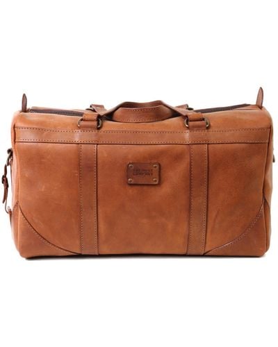 THE DUST COMPANY Leather Duffel Bag Heritage Brown