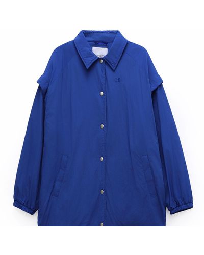 Embassy of Bricks and Logs Lucca Coach Jacket - Blue