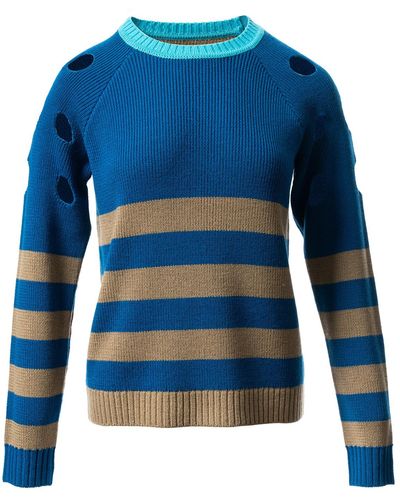 Fully Fashioning Brooke Sweater - Blue