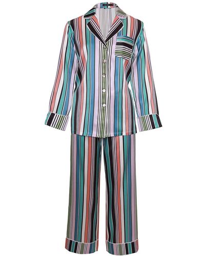 Emma Wallace Rule Pyjama Set - Blue