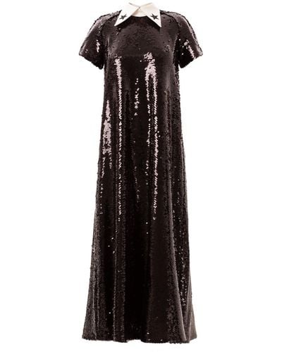 Julia Allert Sequin Evening Gown | Black