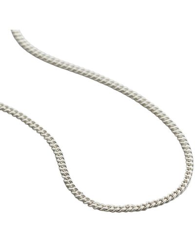 Posh Totty Designs Mens Sterling Silver Curb Chain - Metallic