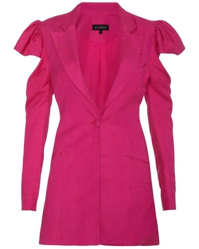 KAHINDO Pink Abbe Tuxedo Jacket