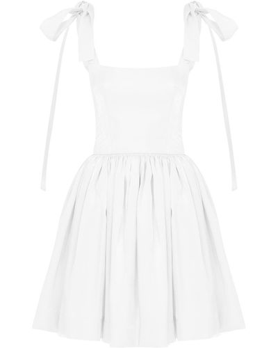 NAZLI CEREN Sibby Mini Dress In - White