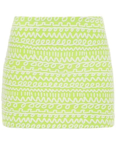Montce Lime Icing Micro Skirt - Green