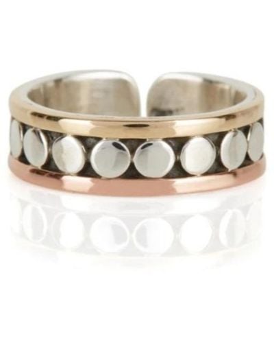 Charlotte's Web Jewellery Maharaja Silver Midi Ring Or Toe Ring - White